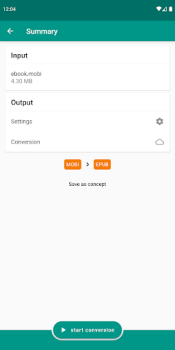 İndir Ebook Converter Kitaplar & Rehberler Android için Ekran görüntüsü 2