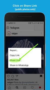 İndir Repost for Instagram - JaredCo Araçlar Android için Ekran görüntüsü 2