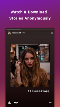 İndir Friendly For Instagram Sosyal Android için Ekran görüntüsü 2