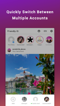 İndir Friendly For Instagram Sosyal Android için Ekran görüntüsü 6