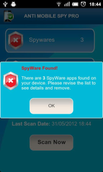 İndir Anti Spy Mobile Free Araçlar Android için Ekran görüntüsü 3