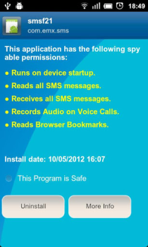 İndir Anti Spy Mobile Free Araçlar Android için Ekran görüntüsü 5