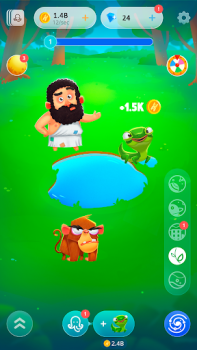 İndir İnsan Evrimi Tıklayıcı Arcade Android için Ekran görüntüsü 7
