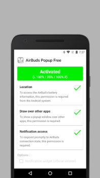 İndir AirBuds Popup - airpod battery Araçlar Android için Ekran görüntüsü 3