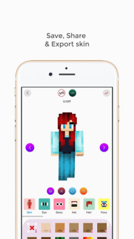 İndir Minecraft Custom Skin Creator Eğlence Android için Ekran görüntüsü 6