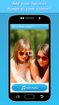 İndir Music Video Editor Add Audio Video oynatıcılar ve düzenleyiciler Android için Ekran görüntüsü 2