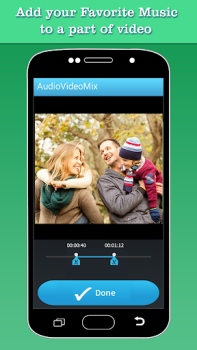 İndir Music Video Editor Add Audio Video oynatıcılar ve düzenleyiciler Android için Ekran görüntüsü 4