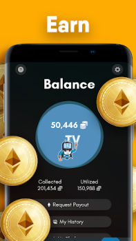 İndir TV-TWO: İzle, Bitcoin kazanmak Eğlence Android için Ekran görüntüsü 3