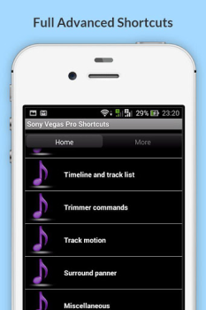 İndir Free Sony Vegas Pro Shortcuts İş Android için Ekran görüntüsü 3