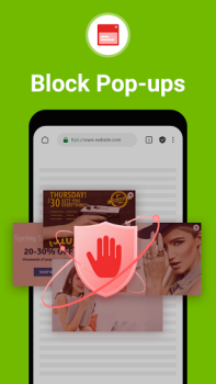 İndir FAB Adblocker Browser:Adblock İletişim Android için Ekran görüntüsü 3