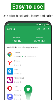 İndir AdClean for browsers Araçlar Android için Ekran görüntüsü 3