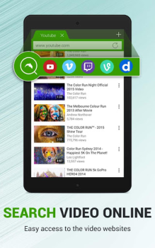 İndir Dolphin Video - Flash Player Video oynatıcılar ve düzenleyiciler Android için Ekran görüntüsü 5