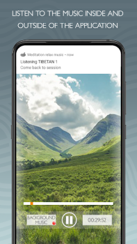 İndir Meditasyon müzik rahatlatıcı Sağlık & Fitness Android için Ekran görüntüsü 6