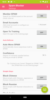 İndir Email Spam Blocker İş Android için Ekran görüntüsü 4