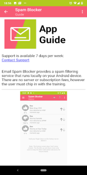 İndir Email Spam Blocker İş Android için Ekran görüntüsü 6