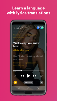 İndir Musixmatch Music Lyrics Player Müzik ve Ses Android için Ekran görüntüsü 3
