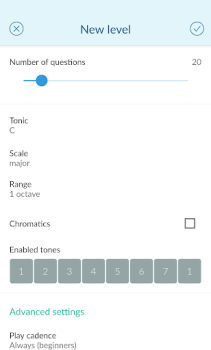 İndir Functional Ear Trainer Öğrenme Android için Ekran görüntüsü 4