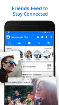 İndir Messenger Go: Messages & Feed Sosyal Android için Ekran görüntüsü 3