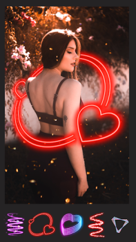 İndir Instasquare Photo Editor: Neon Fotoğraf Android için Ekran görüntüsü 5