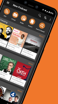 İndir Podcast Addict: Podcast player Haberler & Dergiler Android için Ekran görüntüsü 2