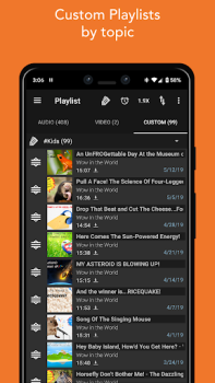 İndir Podcast Addict: Podcast player Haberler & Dergiler Android için Ekran görüntüsü 6