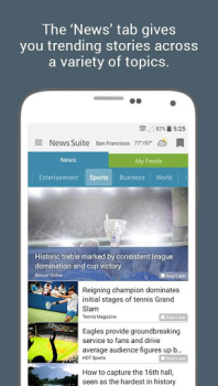 İndir News Suite by Sony Haberler & Dergiler Android için Ekran görüntüsü 2