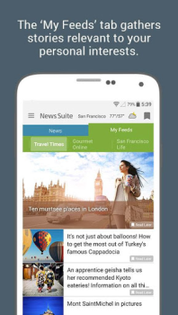 İndir News Suite by Sony Haberler & Dergiler Android için Ekran görüntüsü 3