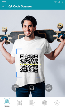 İndir QR Code Scanner & Bar Code Reader / Generator İş Android için Ekran görüntüsü 2
