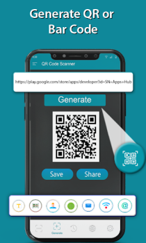 İndir QR Code Scanner & Bar Code Reader / Generator İş Android için Ekran görüntüsü 4