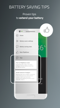 İndir Pil Tasarrufu - Flip & Save Araçlar Android için Ekran görüntüsü 4