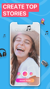 İndir Voicer Celebrity Voice Changer Eğlence Android için Ekran görüntüsü 5