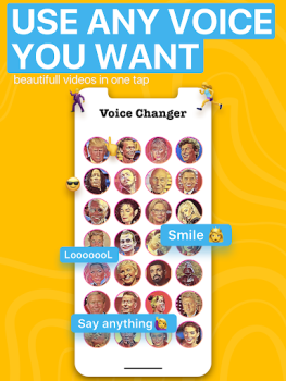 İndir Voicer Celebrity Voice Changer Eğlence Android için Ekran görüntüsü 7