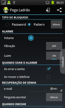 İndir Alarm Anti Theft Screen Lock Araçlar Android için Ekran görüntüsü 2