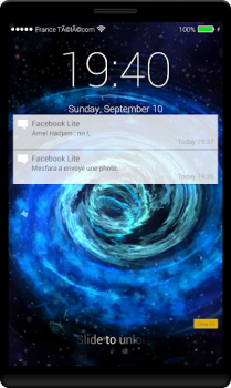 İndir Black Hole Lock Screen Özelleştirme Android için Ekran görüntüsü 4