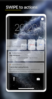 İndir iNotify - iOS lock and notific Özelleştirme Android için Ekran görüntüsü 3