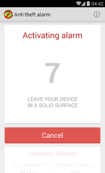 İndir Anti Theft Alarm Araçlar Android için Ekran görüntüsü 3