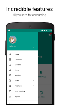 İndir Accounting App - Zoho Books İş Dünyası Android için Ekran görüntüsü 2