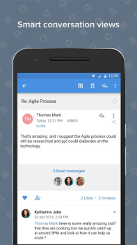 İndir Zoho Mail - Email and Calendar İş Android için Ekran görüntüsü 3