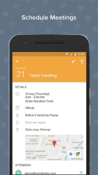 İndir Zoho Mail - Email and Calendar İş Android için Ekran görüntüsü 6