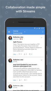 İndir Zoho Mail - Email and Calendar İş Android için Ekran görüntüsü 7
