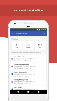 İndir Mobile Forms App - Zoho Forms İş Dünyası Android için Ekran görüntüsü 2