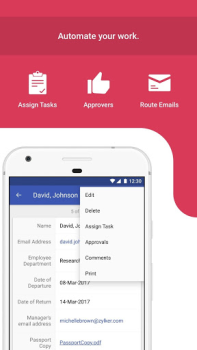 İndir Mobile Forms App - Zoho Forms İş Dünyası Android için Ekran görüntüsü 4