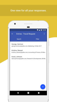 İndir Mobile Forms App - Zoho Forms İş Dünyası Android için Ekran görüntüsü 7