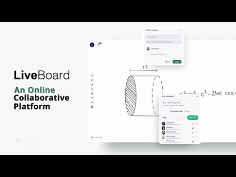 İndir LiveBoard: Online Whiteboard Eğitim Android için Ekran görüntüsü 8