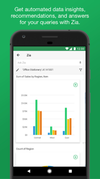İndir Zoho Sheet - Elektronik Tablo İş Android için Ekran görüntüsü 2