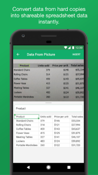 İndir Zoho Sheet - Elektronik Tablo İş Android için Ekran görüntüsü 4