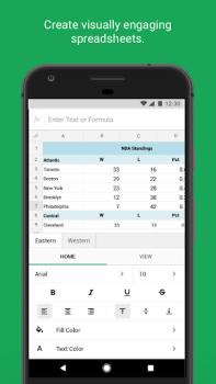 İndir Zoho Sheet - Elektronik Tablo İş Android için Ekran görüntüsü 5