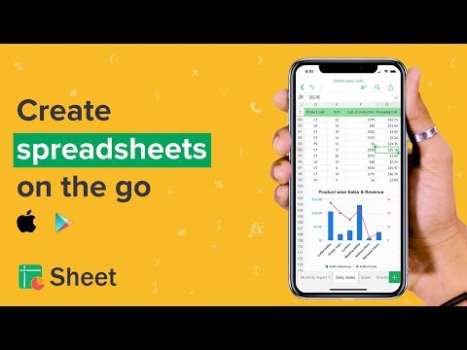 İndir Zoho Sheet - Elektronik Tablo İş Android için Ekran görüntüsü 8