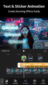 İndir Motion Ninja Video Editor Video oynatıcılar ve düzenleyiciler Android için Ekran görüntüsü 2