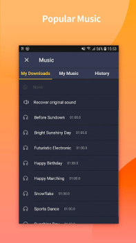 İndir Video Düzenleyici ve Kamera Video oynatıcılar ve düzenleyiciler Android için Ekran görüntüsü 2